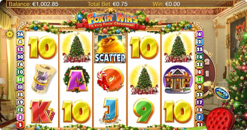 Foxin wins a very Foxin Christmas  game