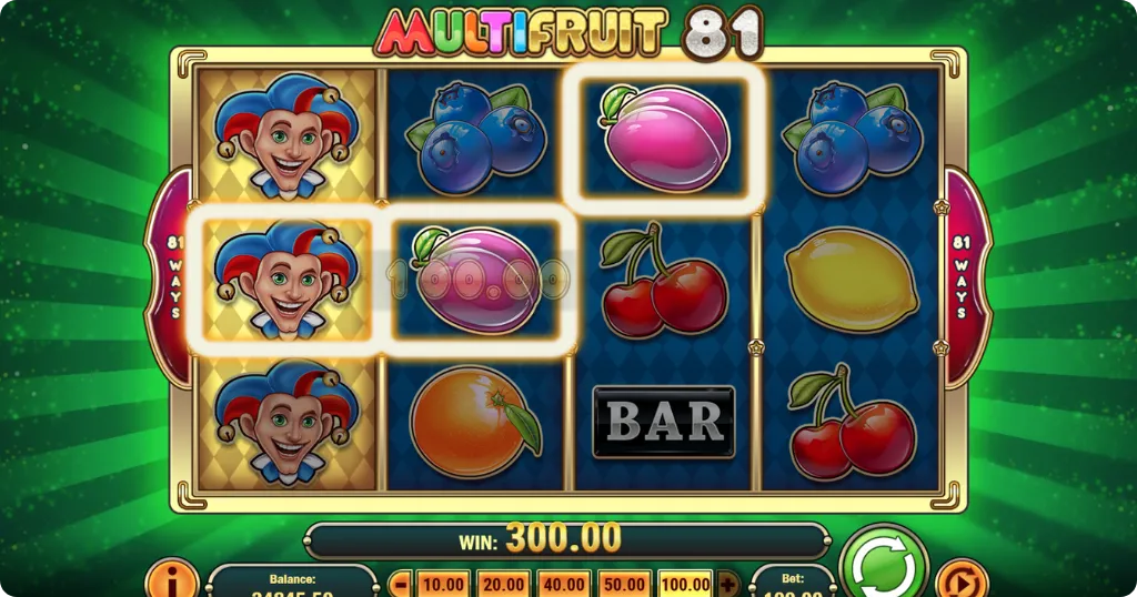MultiFruit 81 slot