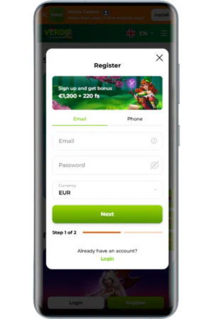 Verde registrácia