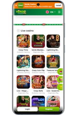 Verde live casino