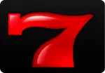 Červená 7 vysoká výhra prémiový symbol